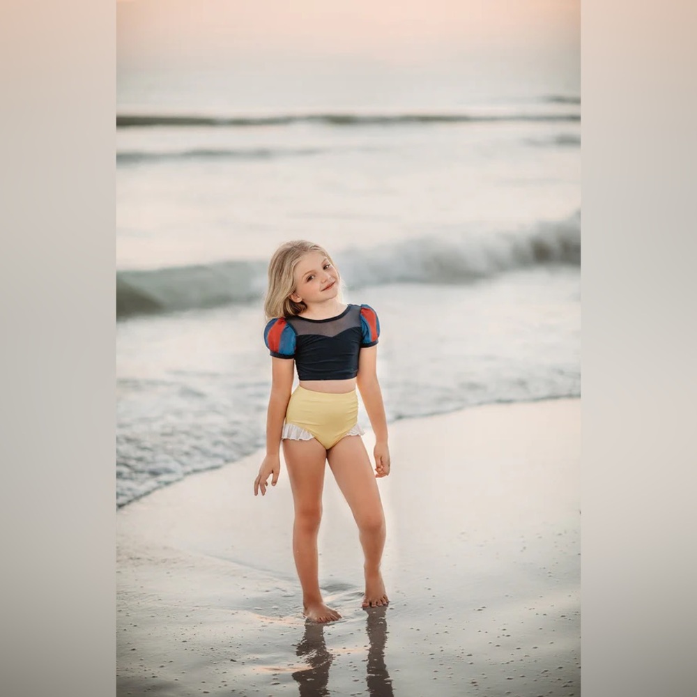 ONLY LITTLE ONCE SNOW WHITE SWIMSUIT 12/14 NWOT